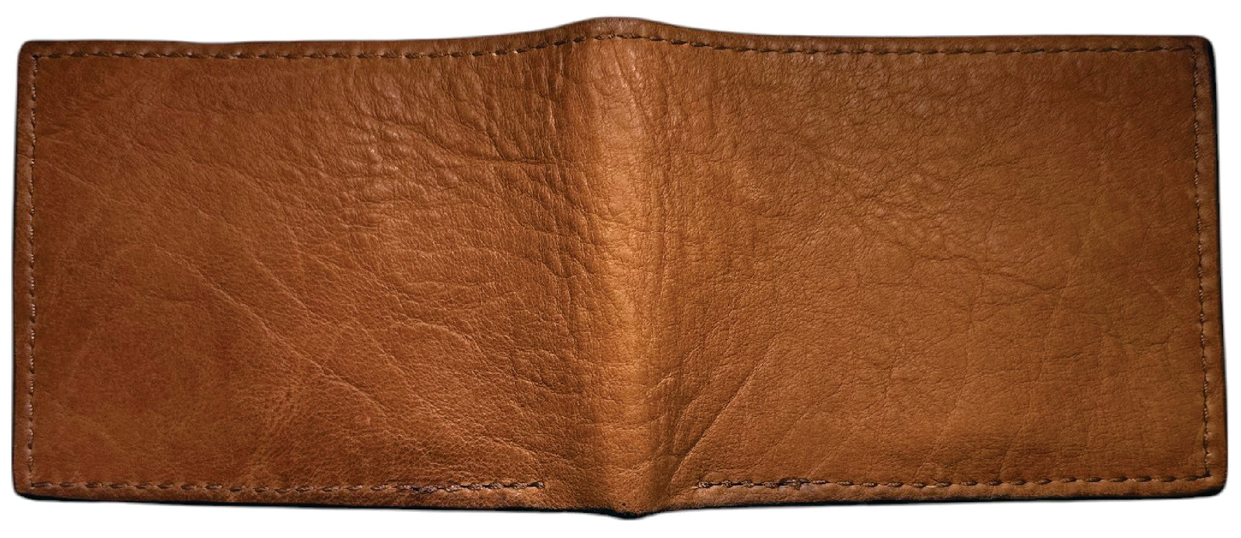 OES Wallet - Handcrafted Brown Buffalo Leather Bison Bifold
