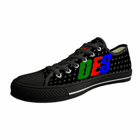 OES Sneakers - Black with Printed OES Letters - Bricks Masons