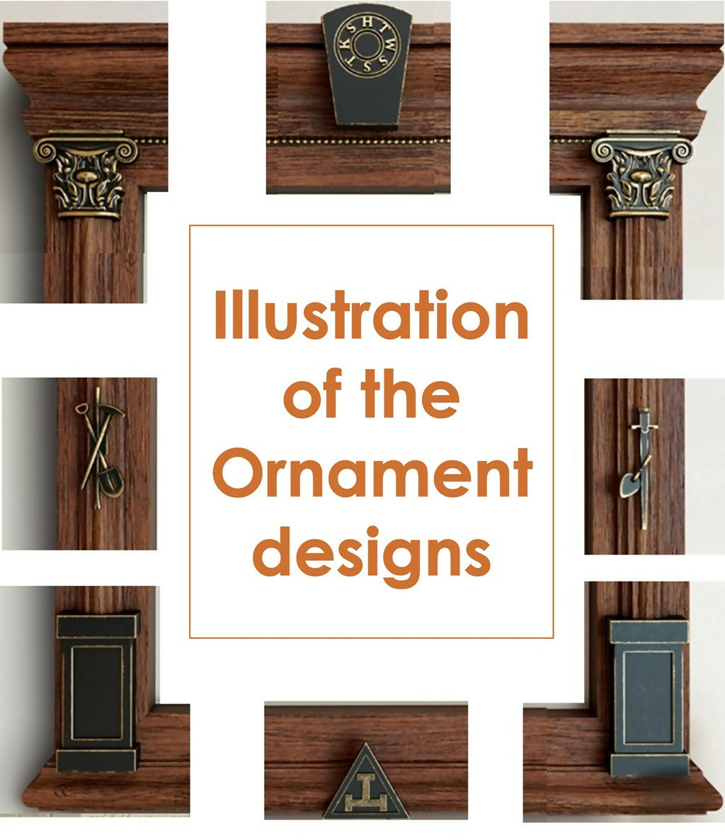 Royal Arch Certificate Frame - Handcrafted Hardwood