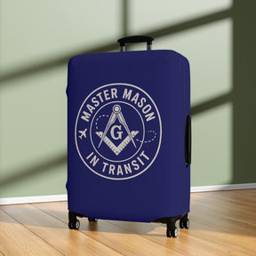 Master Mason Blue Lodge Luggage Cover - Master Mason in Transit S&C G Emblem
