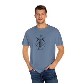 Master Mason Craft T-Shirt - United Kingdom Beacon of Brotherhood - Bricks Masons