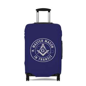 Master Mason Blue Lodge Luggage Cover - Master Mason in Transit S&C G Emblem