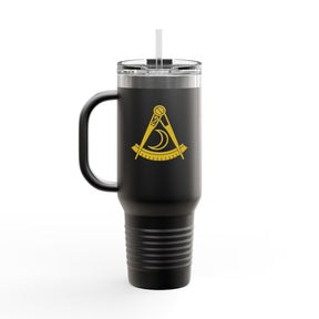 District Deputy Grand Master Blue Lodge Ringneck Tumbler - Stainless Steel & Insulated - Bricks Masons