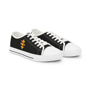 Red Branch of Eri Sneaker - Low Top Sneaker Black & White Gold Emblem Red Branch - Bricks Masons