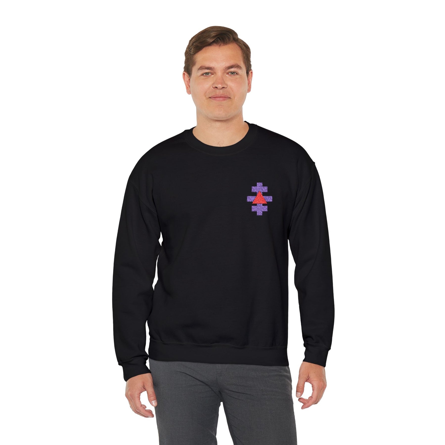 Knight Templar Priests Sweatshirt - Crewneck Embroidered Emblem - Bricks Masons