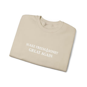 Master Mason Blue Lodge Sweatshirt - Make Freemasonry Great Again - Bricks Masons