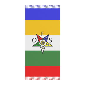OES Towel - Beach Colorful Polyester With Knotted Tassels - Bricks Masons