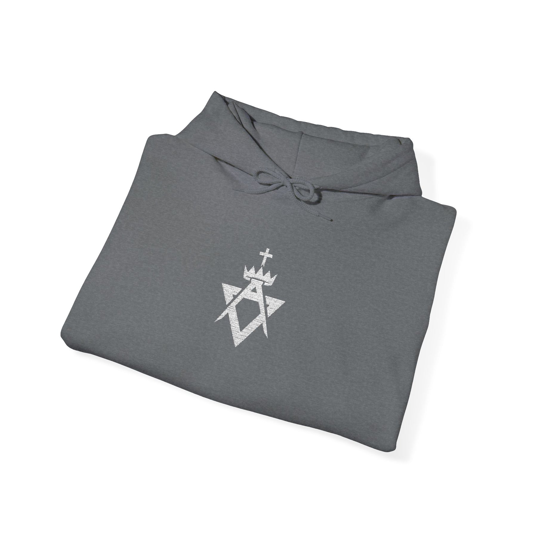 Allied Masonic Degrees Hoodie - Soft Cotton Poly Blend Embroidered Front Motif - Bricks Masons