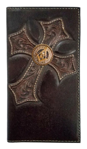 Master Mason Blue Lodge Wallet - Ariat Premium Shield
