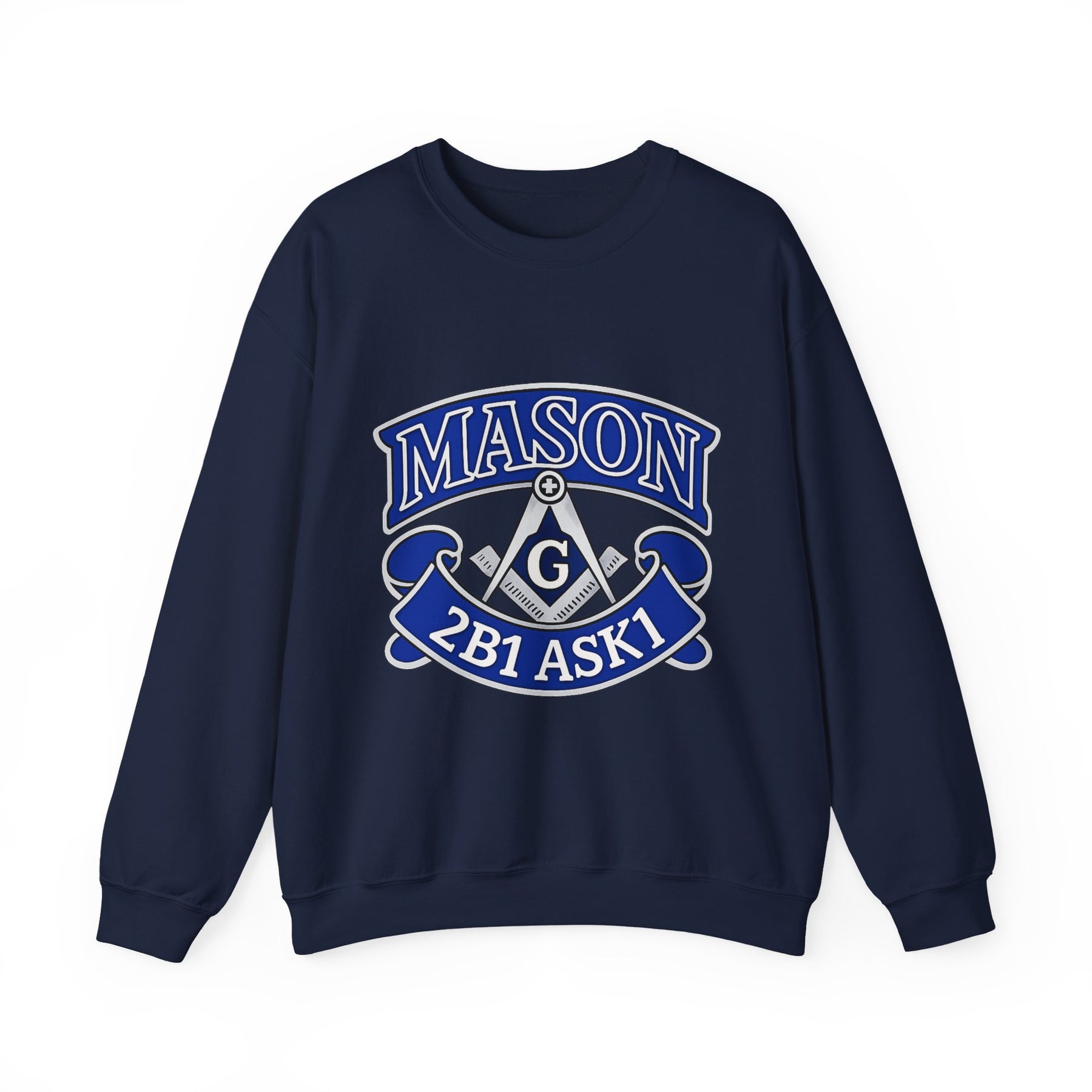 Master Mason Blue Lodge Sweatshirt - 2B1 ASK1 Square &amp; Compass G