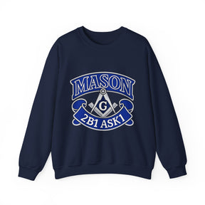 Master Mason Blue Lodge Sweatshirt - 2B1 ASK1 Square &amp; Compass G