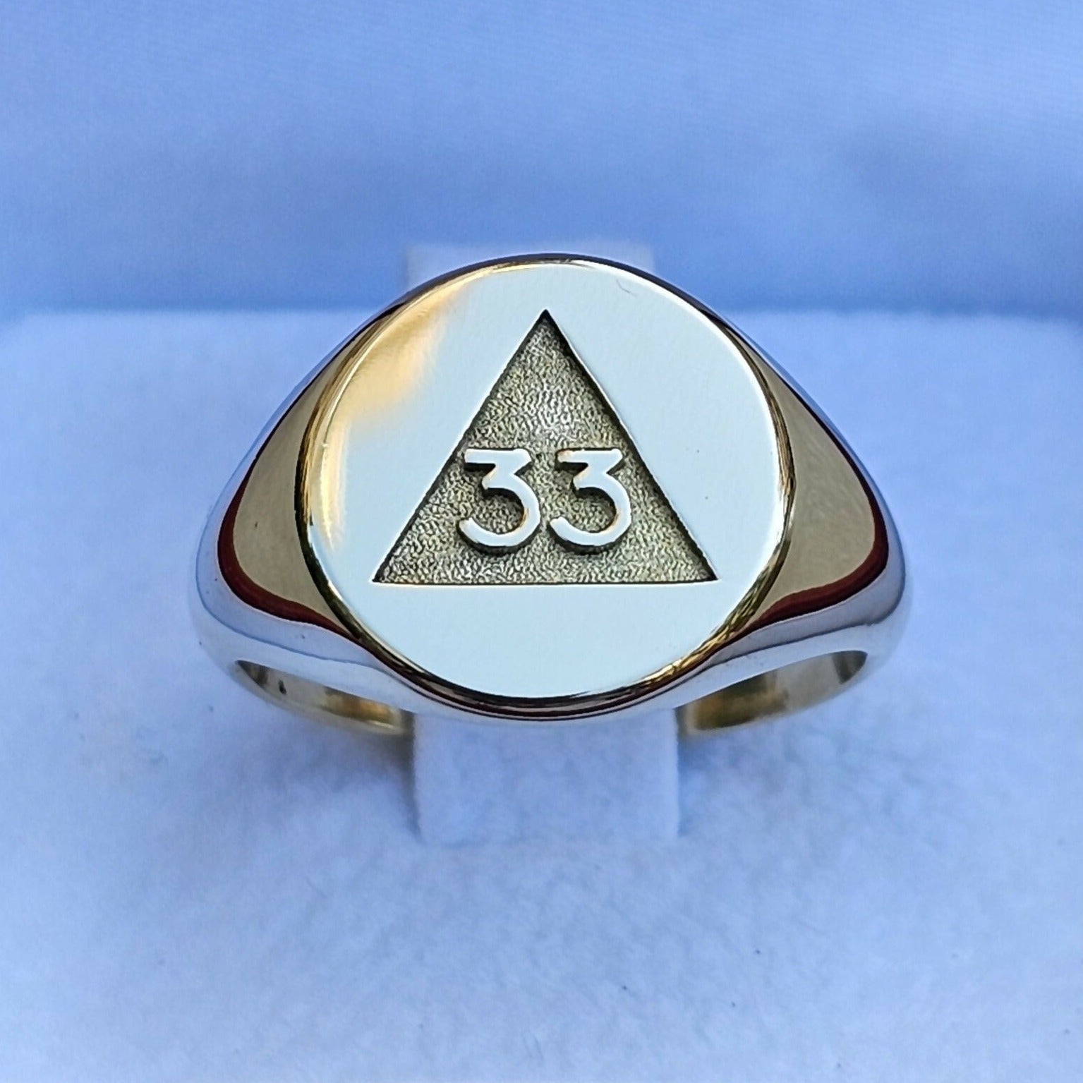 33rd Degree Scottish Rite Ring - 9K Gold