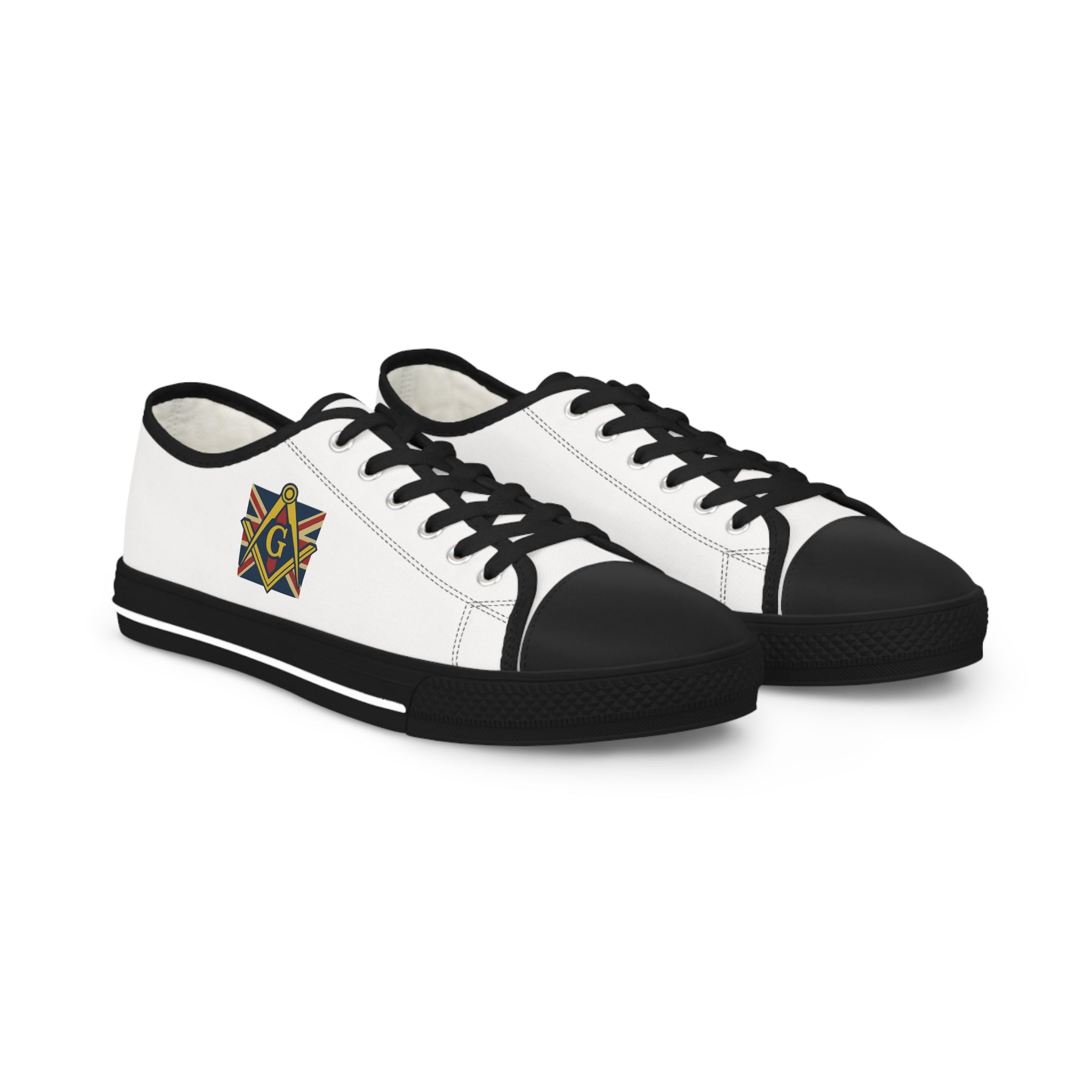 Master Mason Craft Sneaker - Low Top Sneaker Black & White S&C G - Bricks Masons