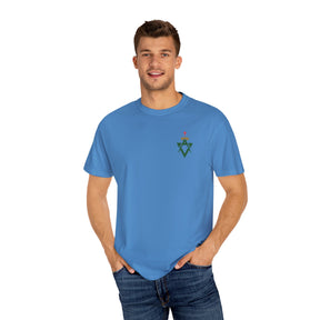 Allied Masonic Degrees T-Shirt - Cotton Garment-Dyed Tee Various Colors - Bricks Masons