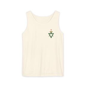 Allied Masonic Degrees Tank Top - Garment-Dyed 100% Cotton - Bricks Masons