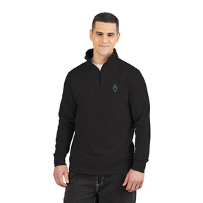 Allied Masonic Degrees Sweatshirt - Green AMD Emblem Embroidery - Bricks Masons