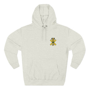 Knights of St. Andrew Hoodie - Three-Panel Fleece Signature Front Detail - Bricks Masons
