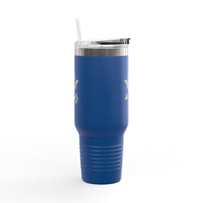 International Masons Ringneck Tumbler - Royal Blue Stainless Steel & Insulated - Bricks Masons