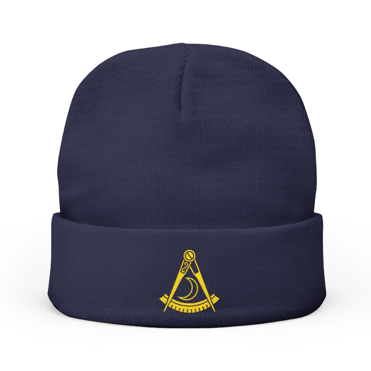 District Deputy Grand Master Blue Lodge Beanie - Knit Embroidery Various Colors - Bricks Masons