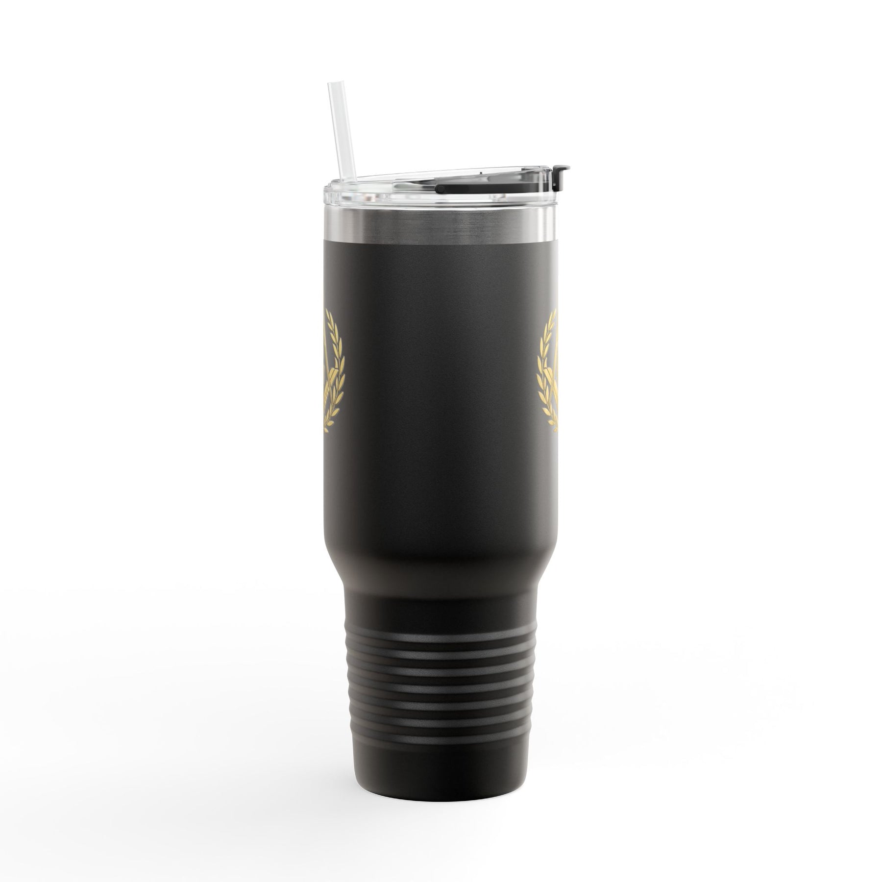 Master Mason Blue Lodge Ringneck Tumbler - Black Stainless Steel & Insulated - Bricks Masons