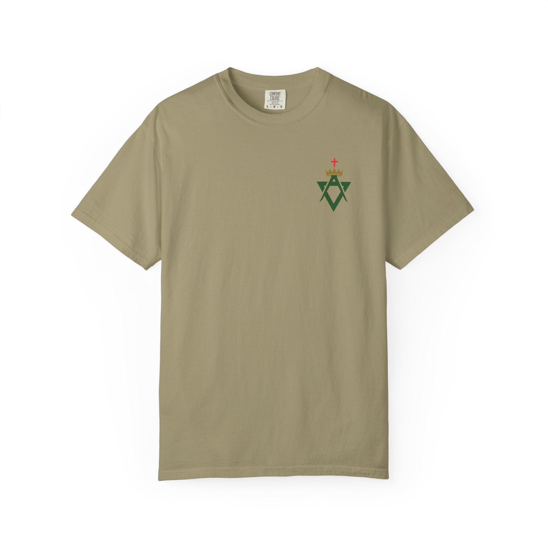 Allied Masonic Degrees T-Shirt - Cotton Garment-Dyed Tee Various Colors - Bricks Masons
