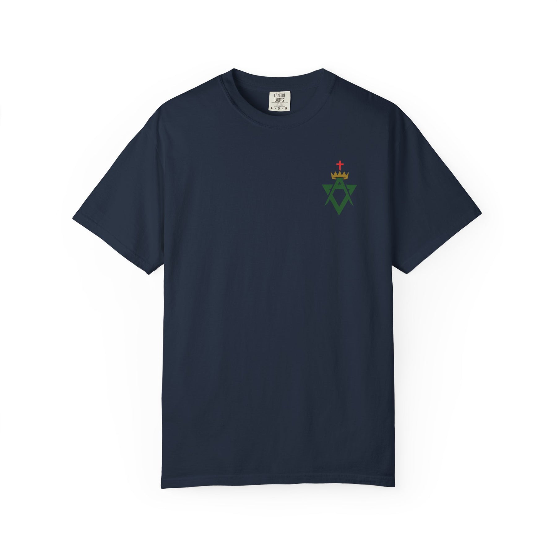 Allied Masonic Degrees T-Shirt - Cotton Garment-Dyed Tee Various Colors - Bricks Masons
