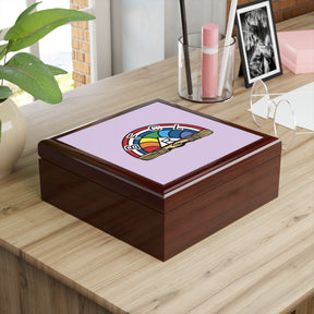 International Order of The Rainbow For Girls Jewelry Box - Classic Rainbow Emblem