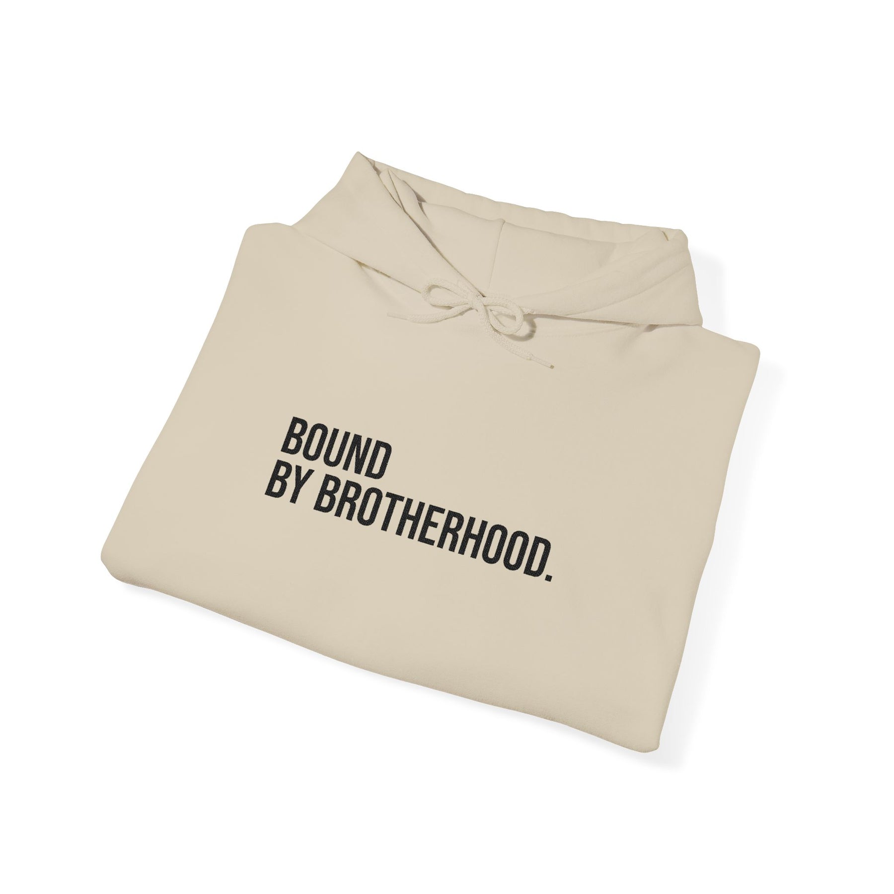 Master Mason Blue Lodge Sweatshirt - Bound By Brotherhood with Square & Compass G Embroidery - Bricks Masons
