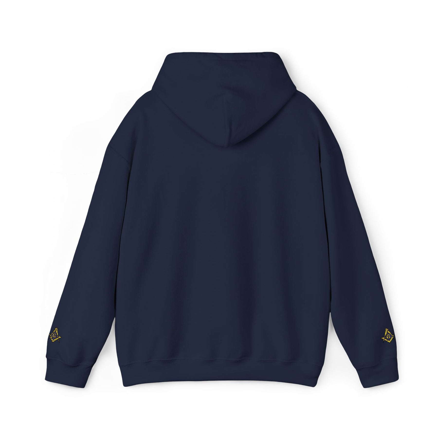 Master Mason Blue Lodge Hoodie - Soft Cotton Poly Blend Embroidered Detail - Bricks Masons
