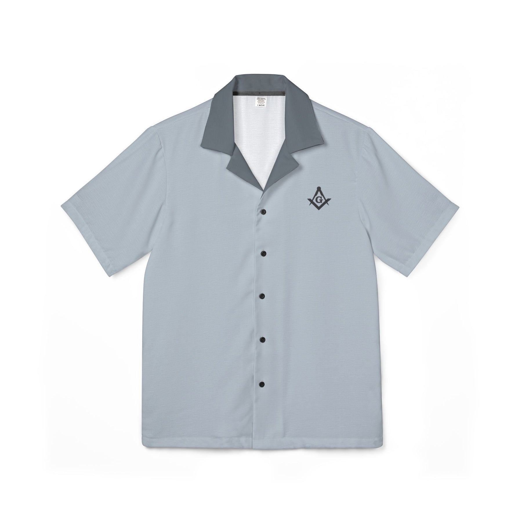 Men's Hawaiian Camp Shirt (AOP) - Bricks Masons