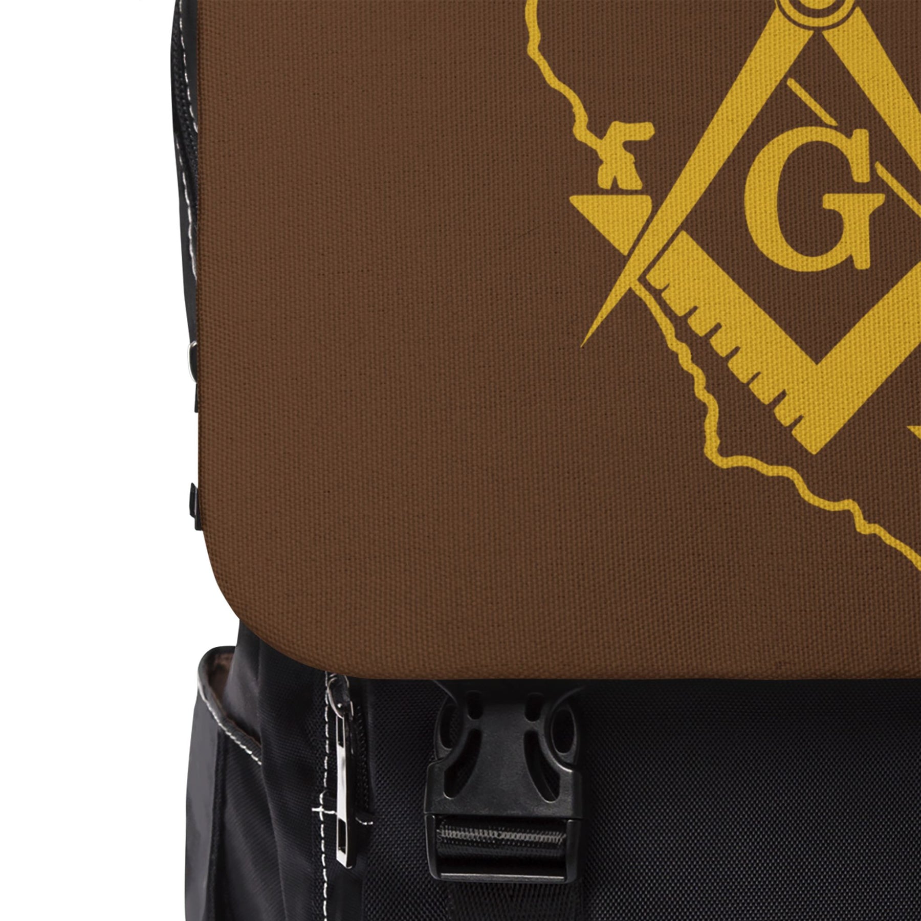 Master Mason Blue Lodge Backpack - California Mason With Multiple Compartments - Bricks Masons