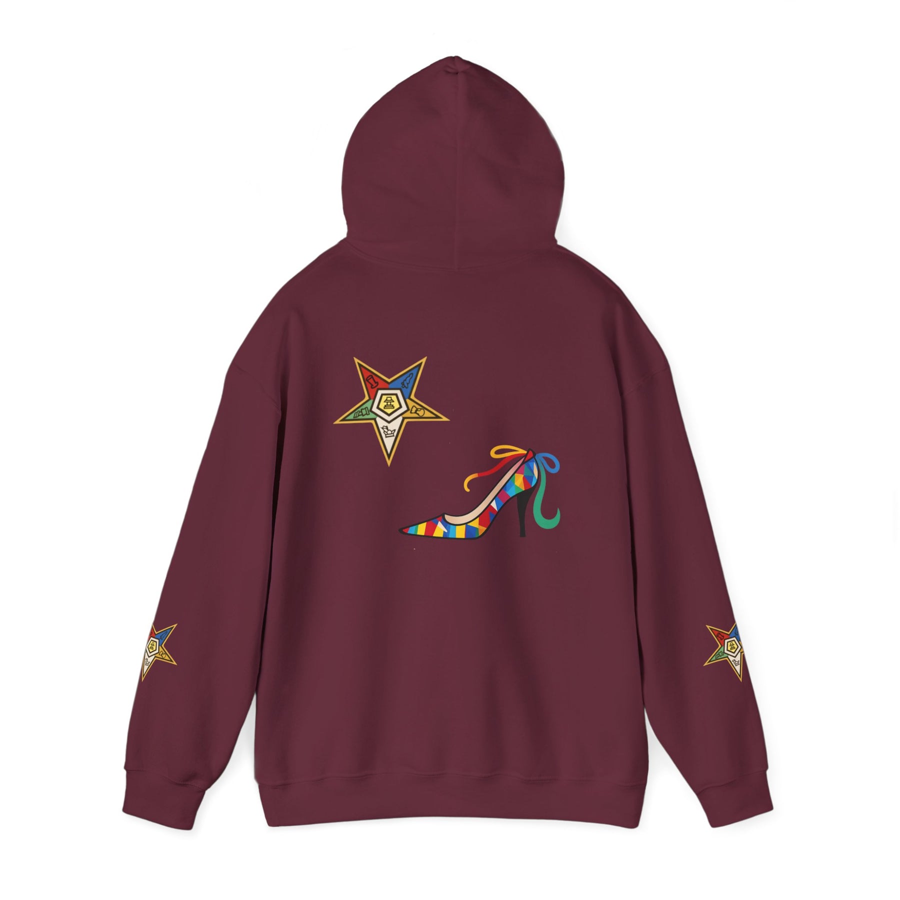 OES Hoodie - Faith Truth & Love with The Colorful Eastern Star - Bricks Masons