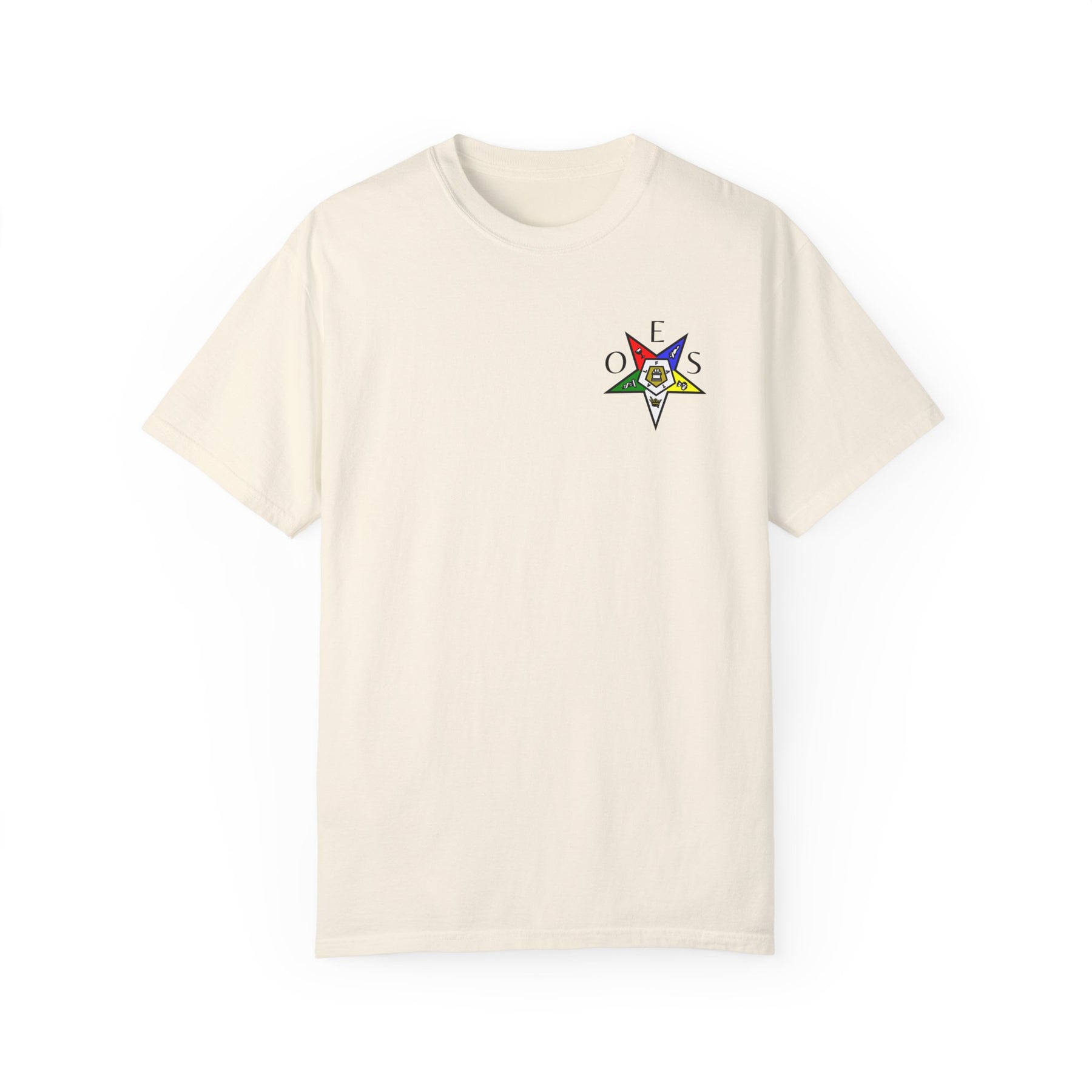 OES T-Shirt - Garment-Dyed Tee OES Star Various Colors - Bricks Masons