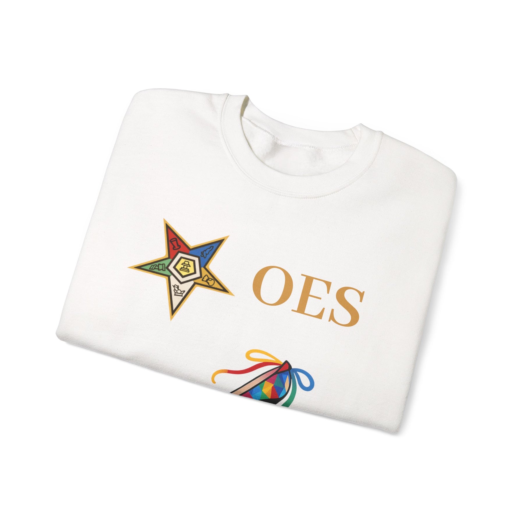 OES Sweatshirt - Faith Truth & Love with The Colorful Eastern Star - Bricks Masons