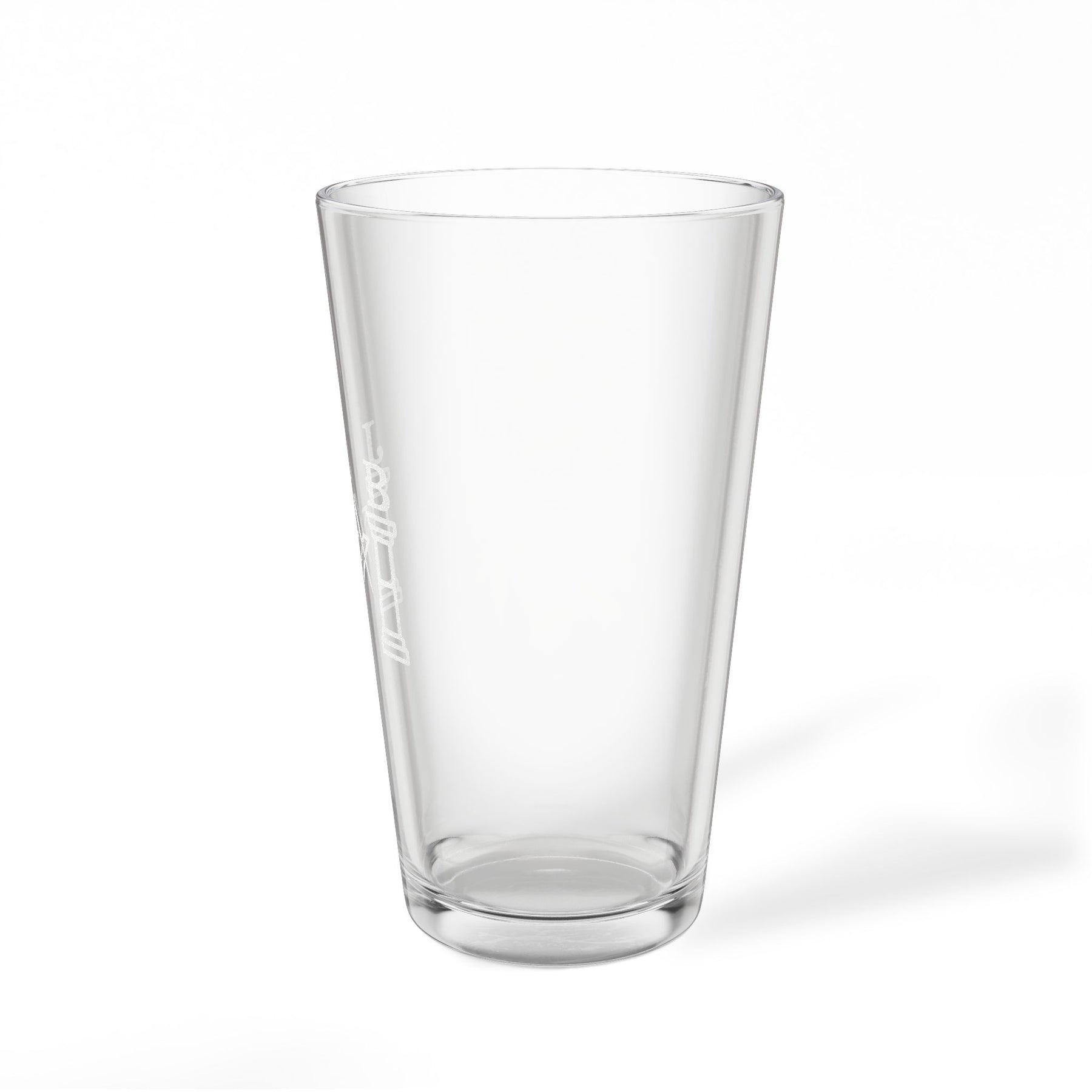 Master Mason Blue Lodge Pint Glass - Square & Compasses G with J&B Pillars