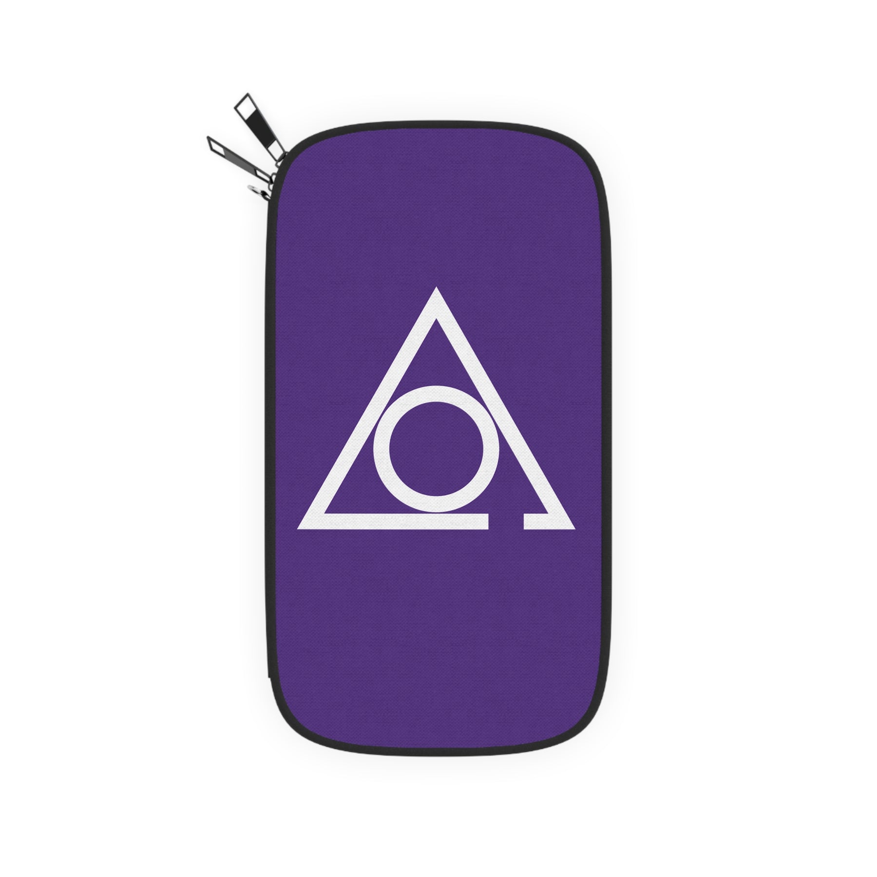 LOCOP Passport Wallet -  Purple With Shoulder & Wrist Strap - Bricks Masons
