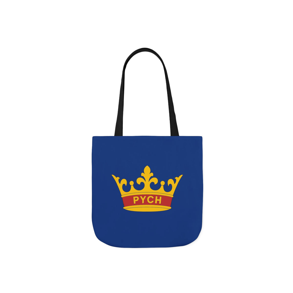 PYCH Tote Bag - Printed Blue Polyester - Bricks Masons