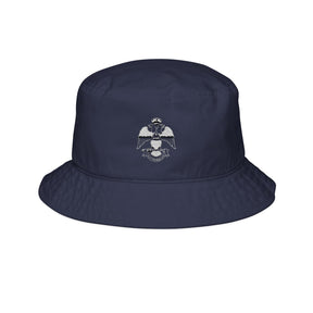 32nd Degree Scottish Rite Bucket Hat - Double-Headed Eagle Wings Down Embroidery