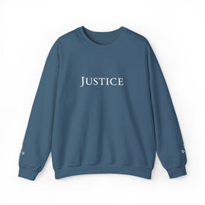 Master Mason Blue Lodge Sweatshirt - Justice Stand For Truth with Square & Compass - Bricks Masons