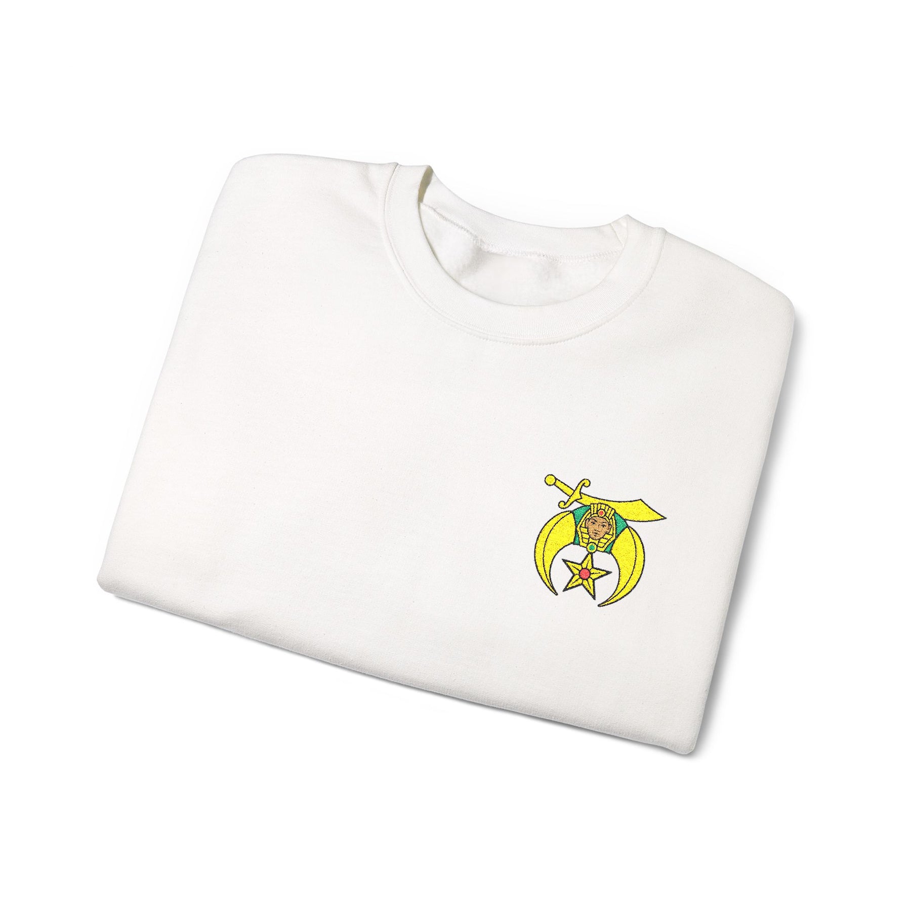 Daughters of Sphinx Sweatshirt - Crewneck Embroidered Emblem - Bricks Masons