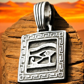 Egyptian Eye of Horus Pendant in Silver 3 x 1.7 cm 4.7 g Art 730 - Bricks Masons