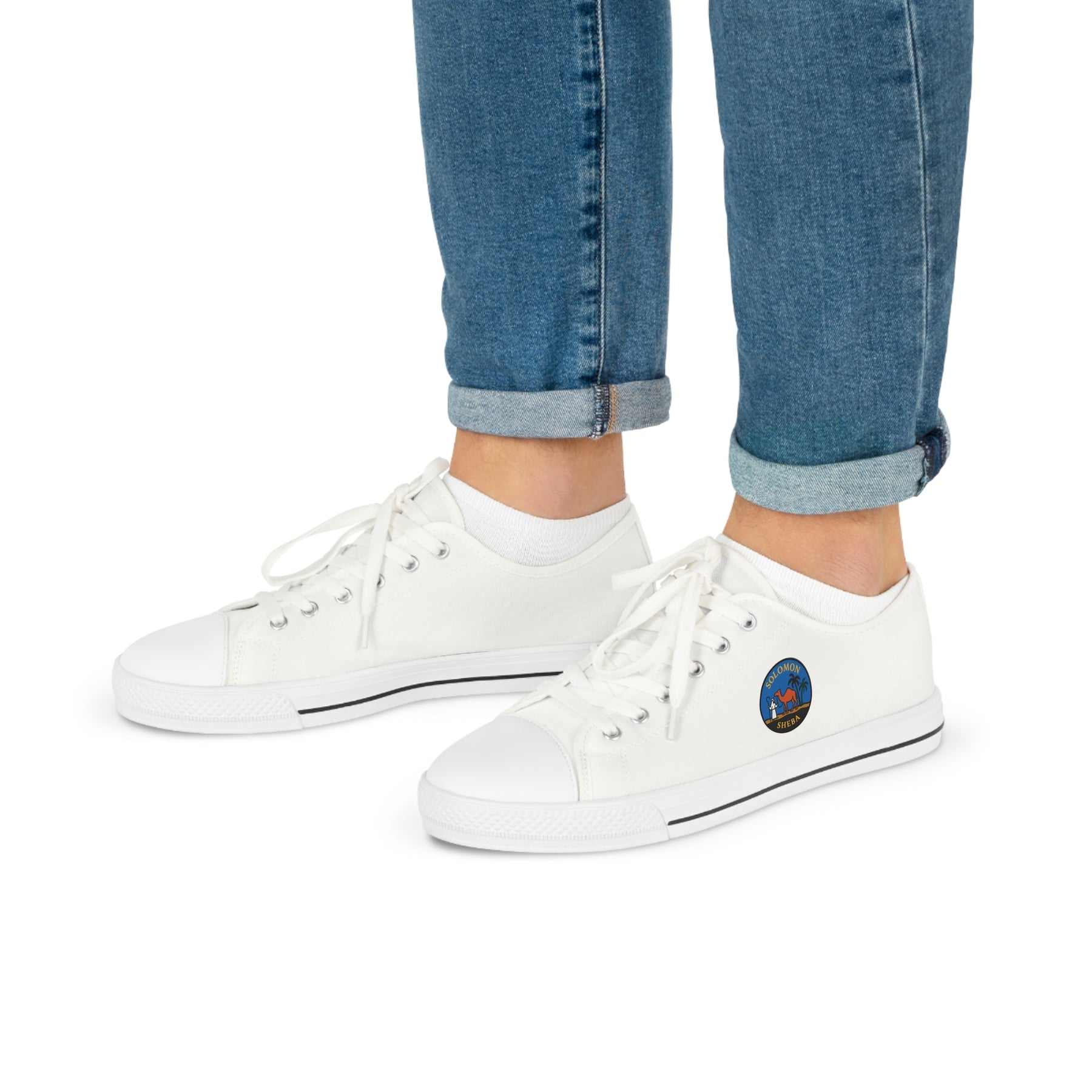 Queen of the South Sneaker - Low Top Sneaker Black & White - Bricks Masons