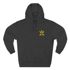 Knights of St. Andrew Hoodie - Three-Panel Fleece Signature Front Detail - Bricks Masons