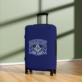 Master Mason Blue Lodge Luggage Cover - 2B1 ASK1 Square & Compass G Emblem