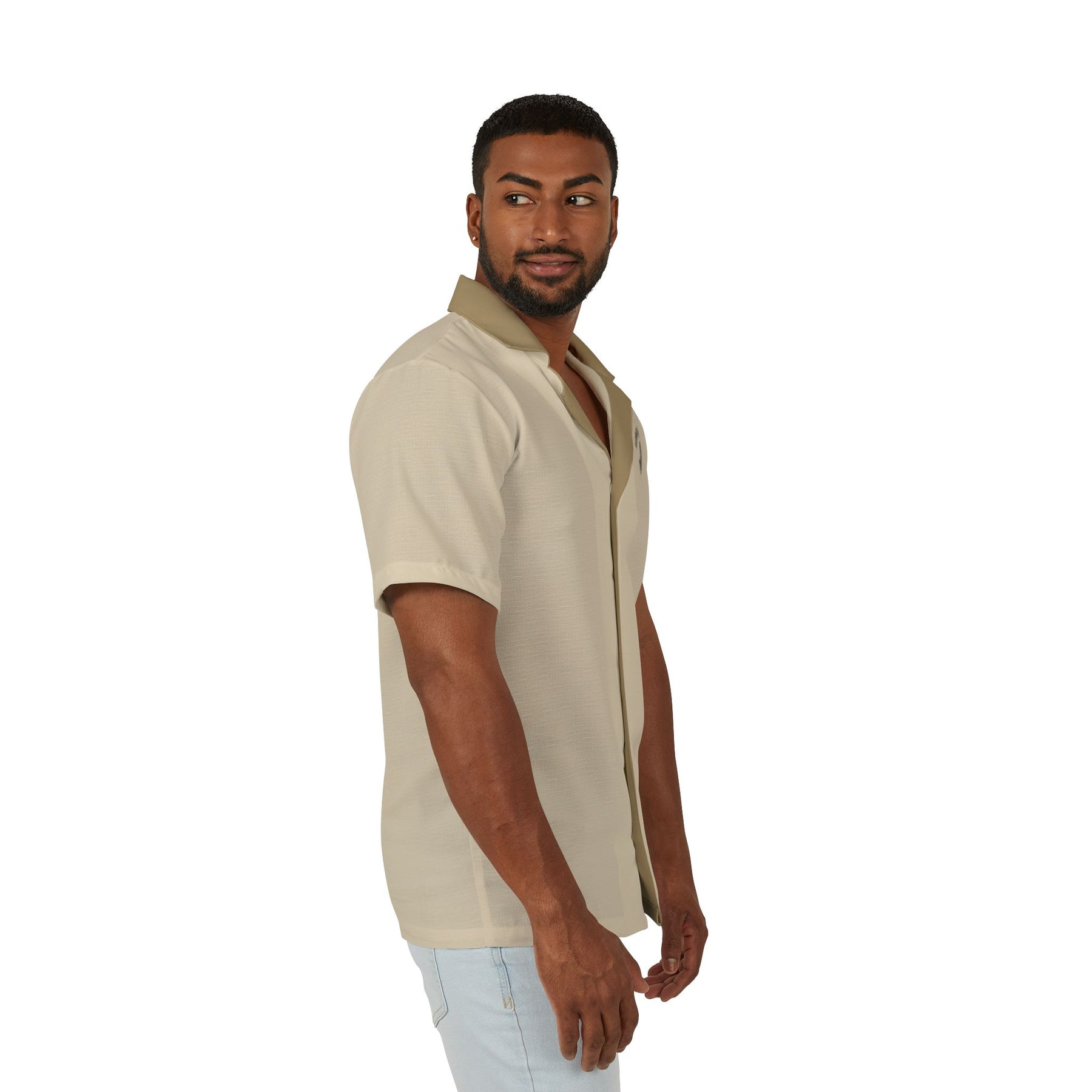 Men's Hawaiian Camp Shirt (AOP) - Bricks Masons