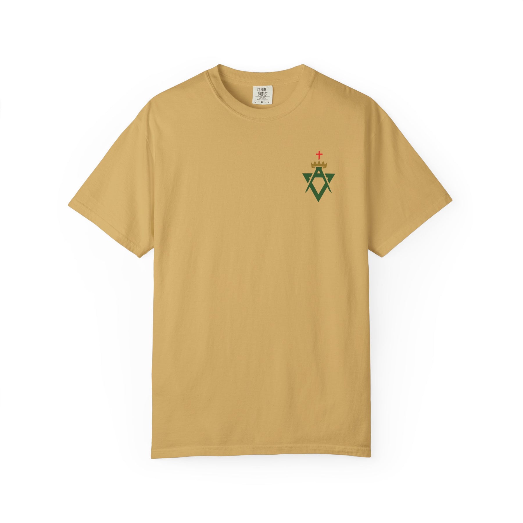 Allied Masonic Degrees T-Shirt - Cotton Garment-Dyed Tee Various Colors - Bricks Masons