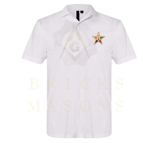 OES Polo Shirt - Eastern Star Various Colors - Bricks Masons