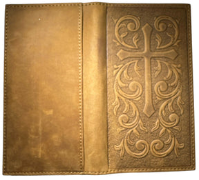OES Wallet - Nocona Soft Leather Cross Long Rodeo
