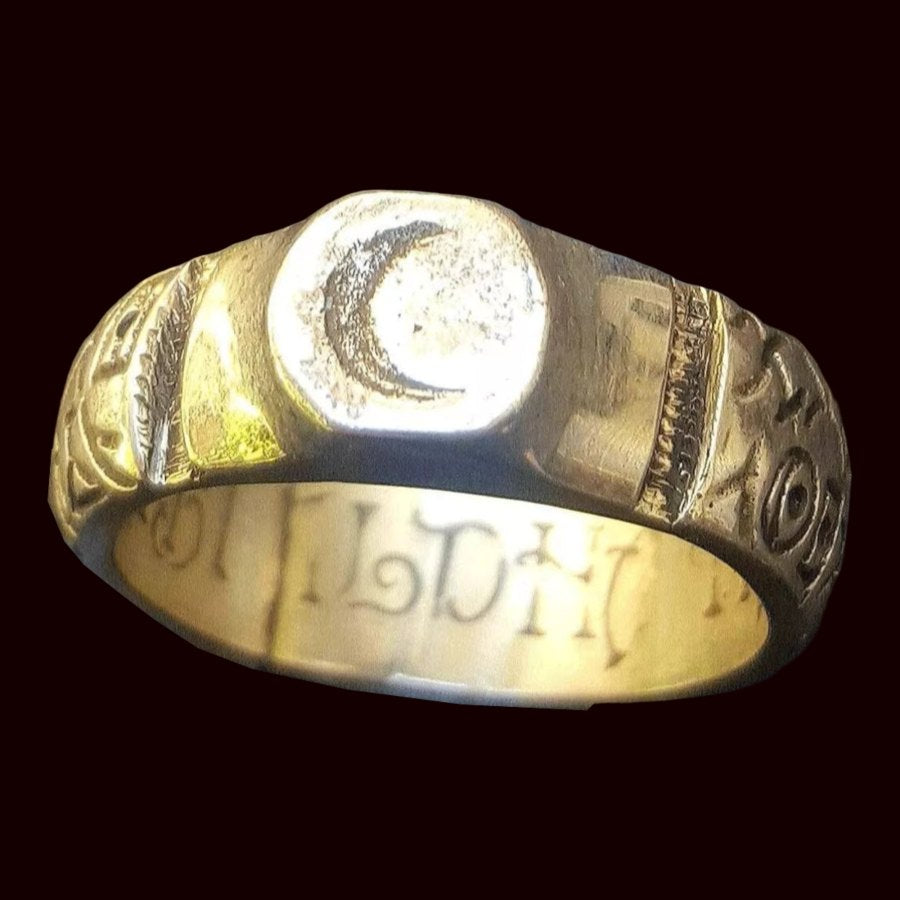 King Solomon Ring According to Saint Cyprian In Silver Art 802 - Bricks Masons