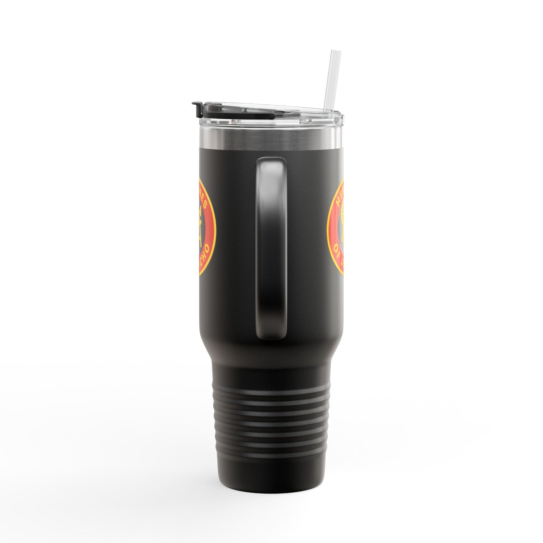 Heroines of Jericho Ringneck Tumbler - Red & Yellow Stainless Steel & Insulated - Bricks Masons